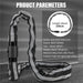 1m Anti - theft Reflective Chain Lock With 2 Keys
