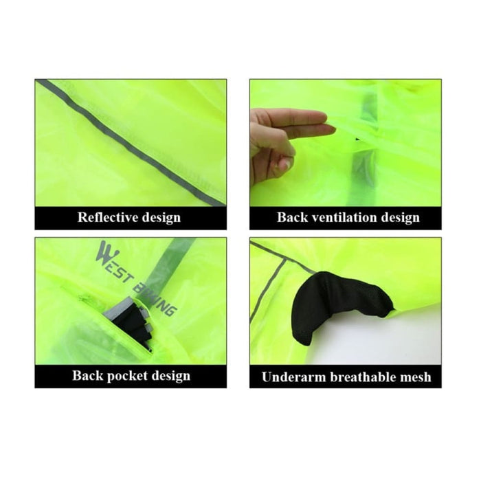 Anti-uv Windbreaker Cycling Raincoat