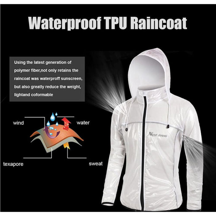 Anti-uv Windbreaker Cycling Raincoat