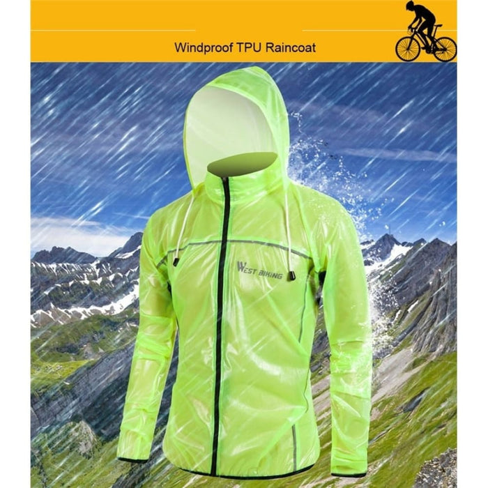Anti-uv Windbreaker Cycling Raincoat