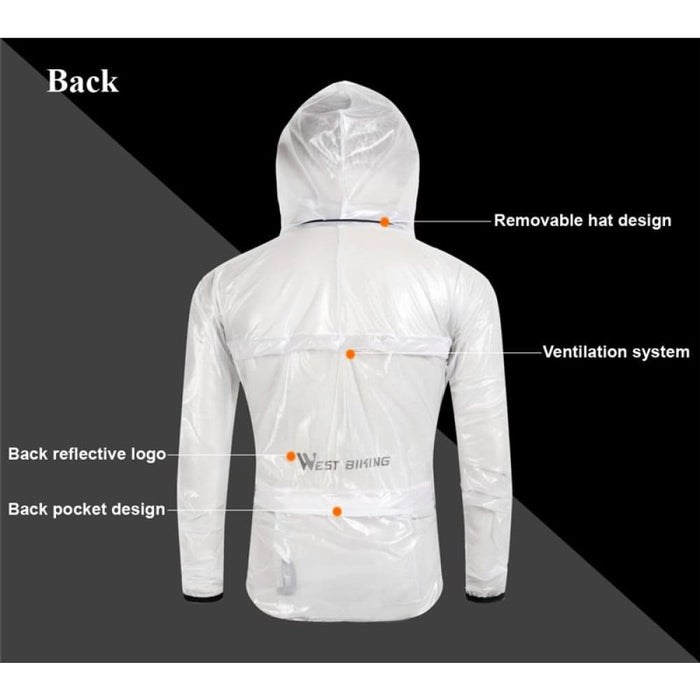 Anti-uv Windbreaker Cycling Raincoat