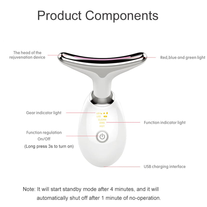 Ems Anti Wrinkle Skin Tightening Face Lifting Massager