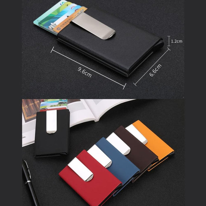 Antimagnetic Frosted Credit Card Holder Wallet 10 6.6cm