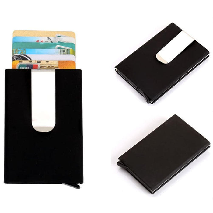 Antimagnetic Frosted Credit Card Holder Wallet 10 6.6cm