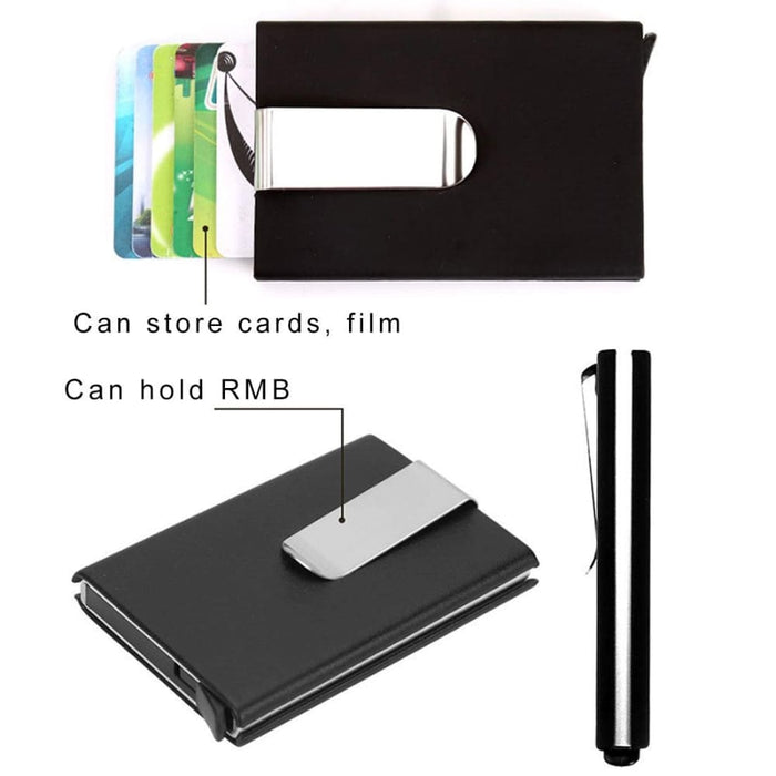 Antimagnetic Frosted Credit Card Holder Wallet 10 6.6cm