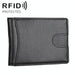 Antimagnetic Rfid Leather Wallet Mini Crazy Horse
