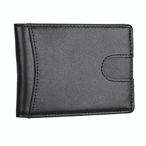Antimagnetic Rfid Leather Wallet Mini Crazy Horse