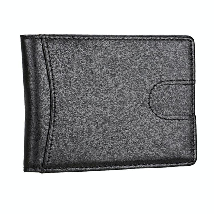 Antimagnetic Rfid Leather Wallet Mini Crazy Horse