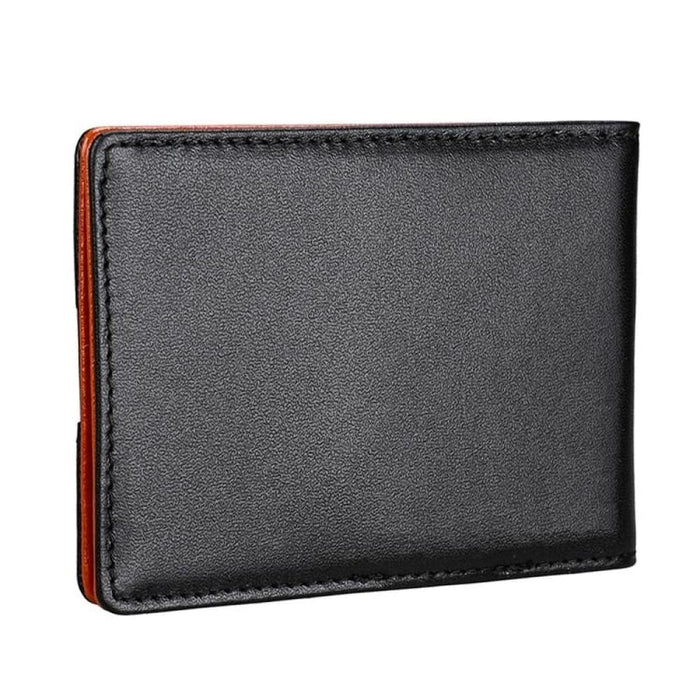 Antimagnetic Rfid Leather Wallet Mini Crazy Horse