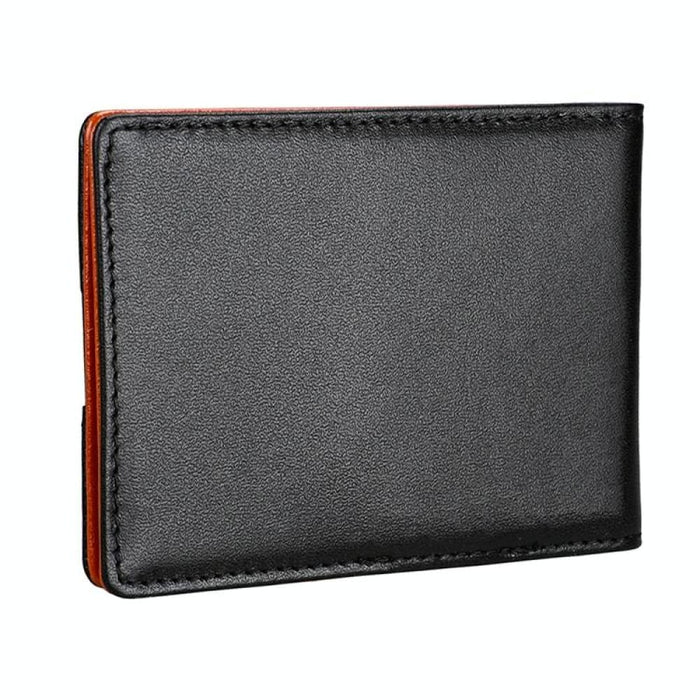 Antimagnetic Rfid Leather Wallet Mini Crazy Horse