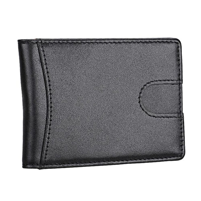Antimagnetic Rfid Leather Wallet Mini Crazy Horse