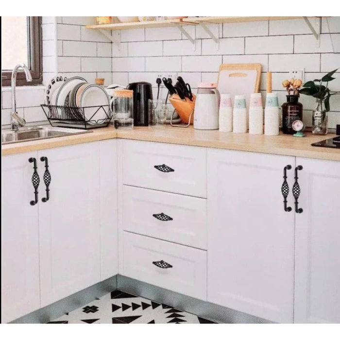 Antique Bronze Birdcage Cabinet Handles