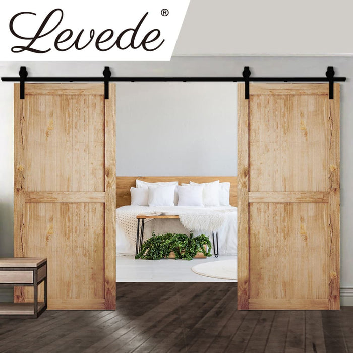 3m Antique Classic Style Double Sliding Barn Door Hardware