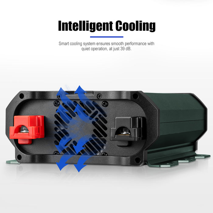 1500W / 2900W Pure Sine Wave Inverter 12V To 240V Remote Control Boat