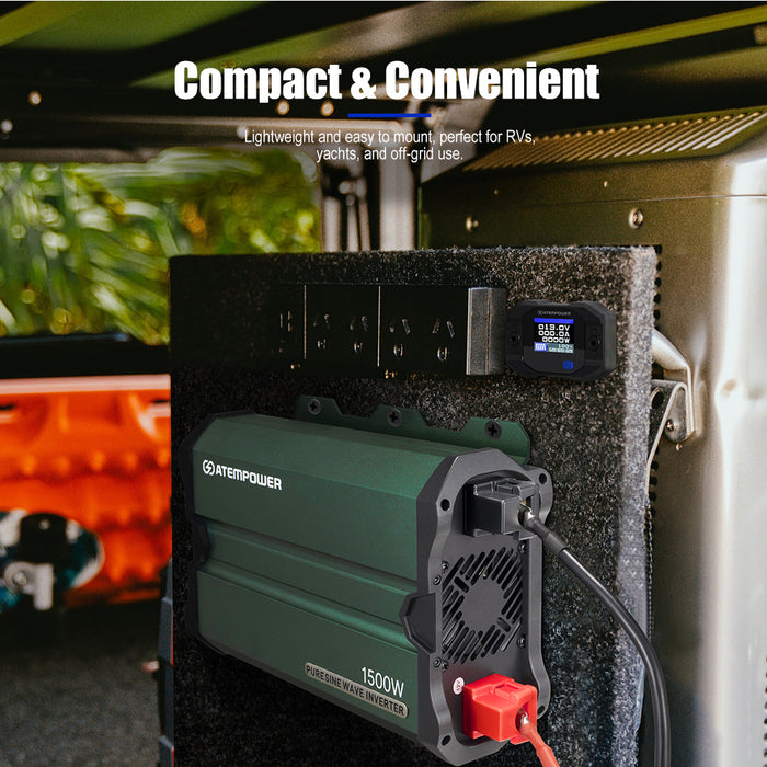 1500W / 2900W Pure Sine Wave Inverter 12V To 240V Remote Control Boat