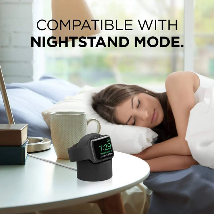 Apple Watch Charger Stand Silicone Dock for Series 9 2 Se 4