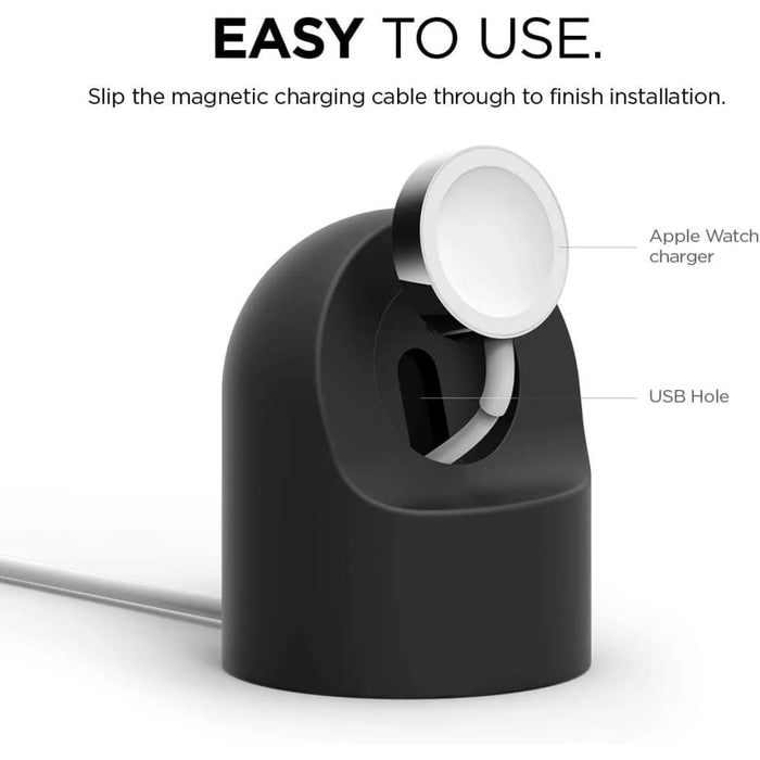 Apple Watch Charger Stand Silicone Dock for Series 9 2 Se 4