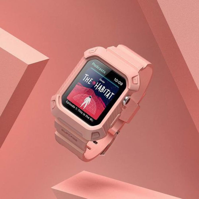 Apple Watch Series 4 Ub Pro Wristband Case 44mm - Pink