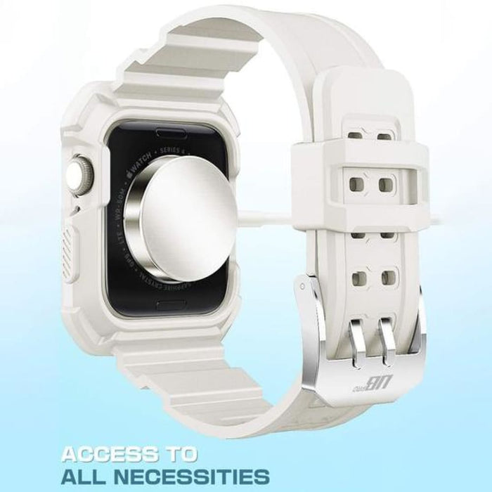 Apple Watch Series 4 Ub Pro Wristband Case 44mm - White