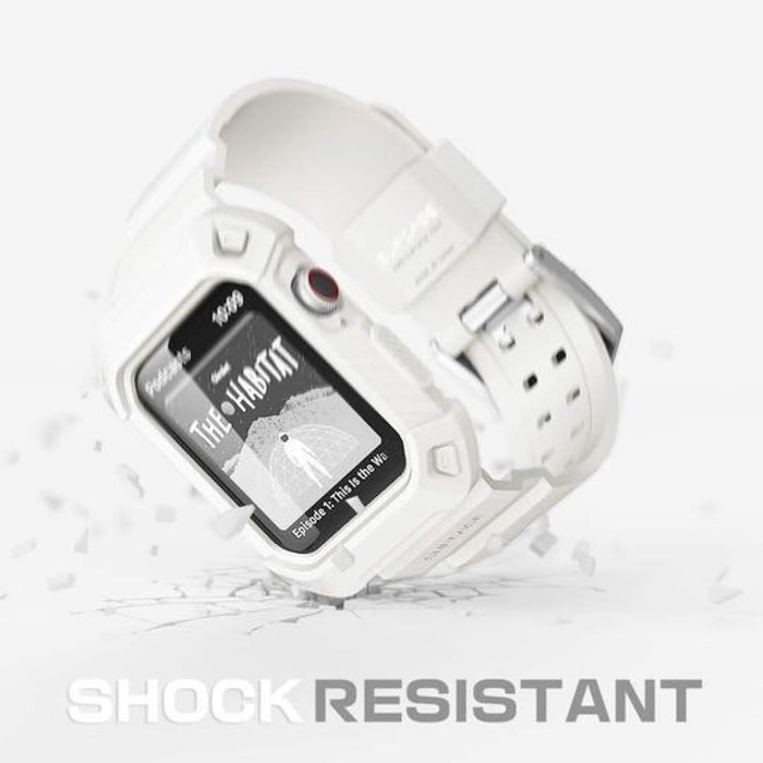 Apple Watch Series 4 Ub Pro Wristband Case 44mm - White