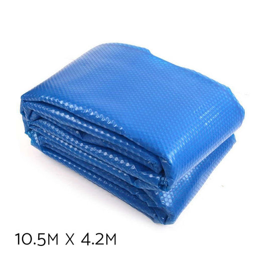 Aquabuddy 10.5m x 4.2m Solar Swimming Pool Cover - Blue