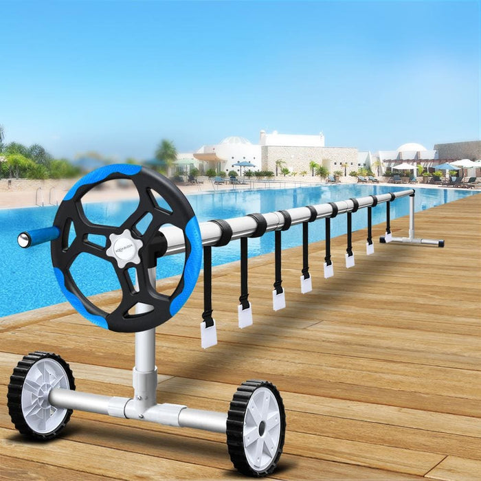 Aquabuddy Swimming Pool Cover Roller Reel Adjustable Solar