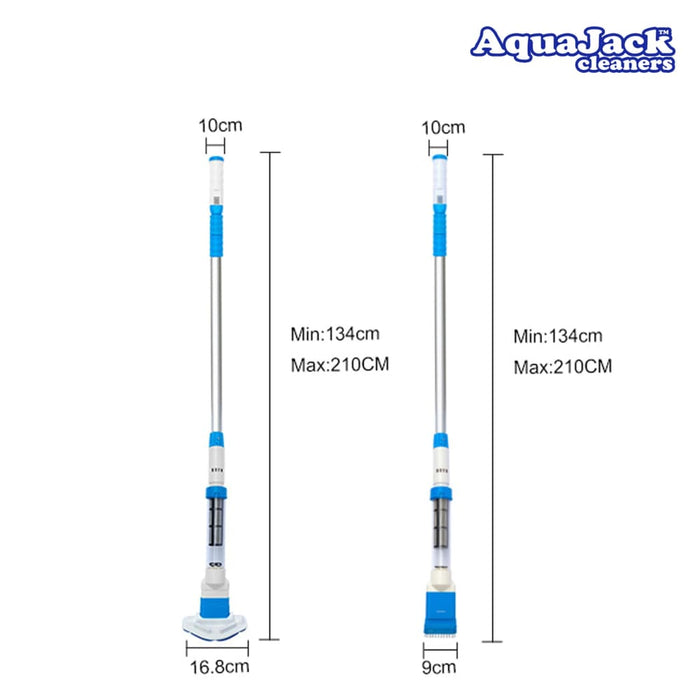 Aquajack 127 Portable Rechargeable Spa and Pool Vacuum
