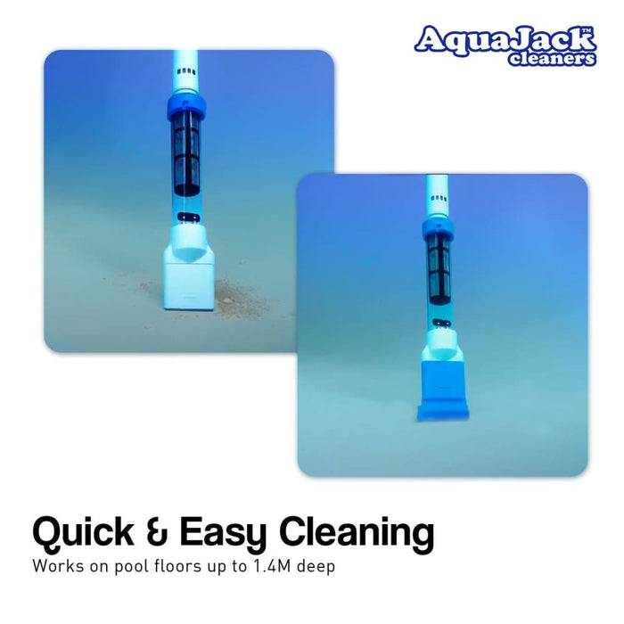 Aquajack 127 Portable Rechargeable Spa and Pool Vacuum