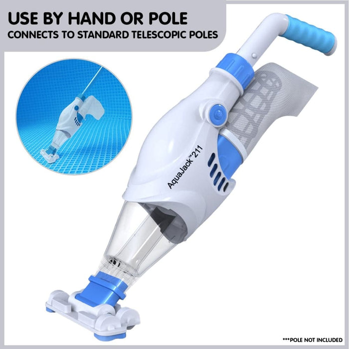 Aquajack 211 Cordless Rechargeable Spa And Pool Vacuum