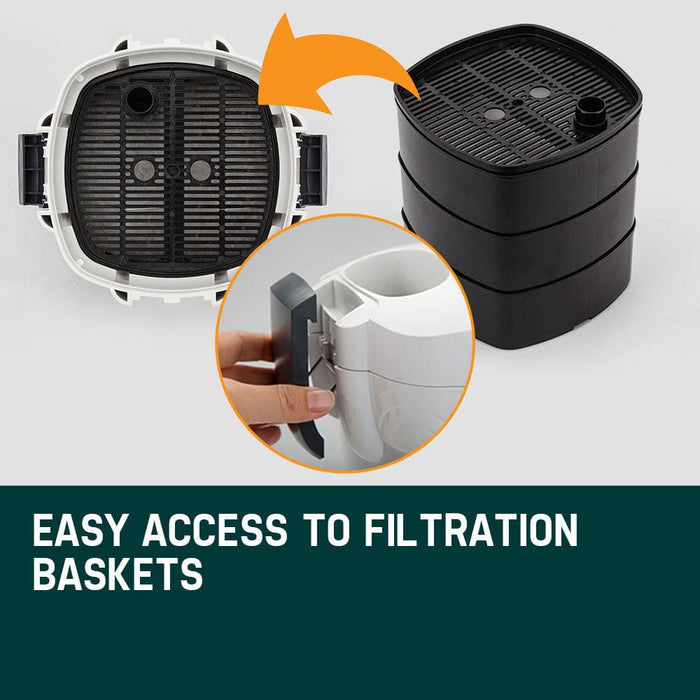 Aquarium External Canister Filter Pump Aqua Fish Tank Pond