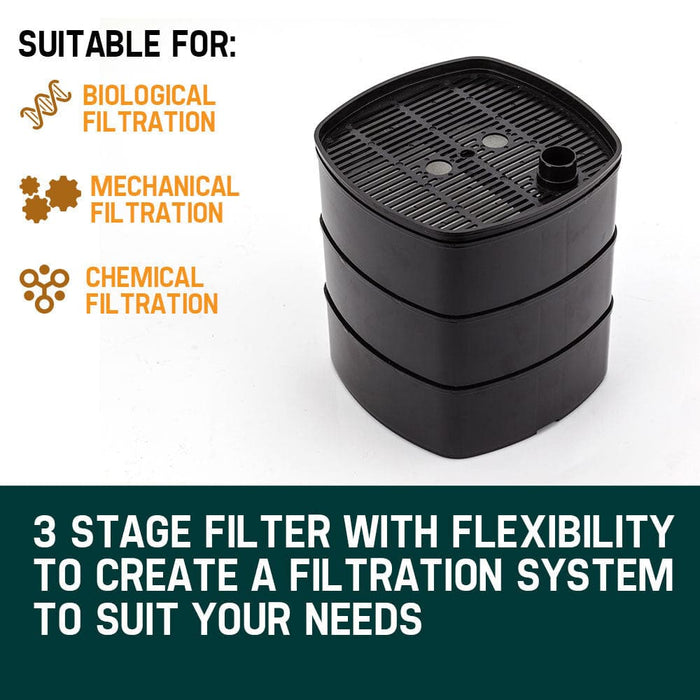 Aquarium External Canister Filter Pump Aqua Fish Tank Pond