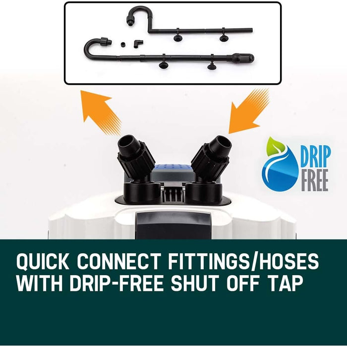 Aquarium External Canister Filter Pump Aqua Fish Tank Pond