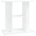 Aquarium Stand White 60x30x60 Cm Engineered Wood Nttpli