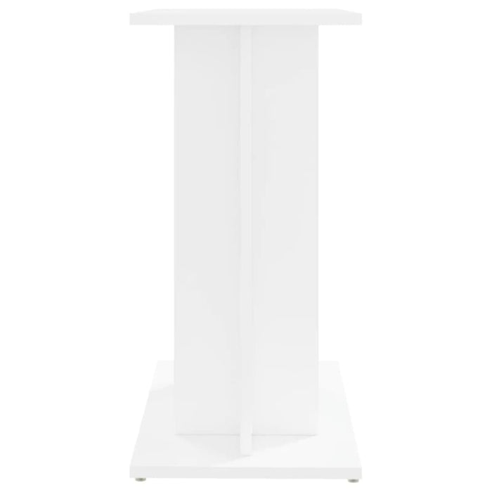 Aquarium Stand White 60x30x60 Cm Engineered Wood Nttpli