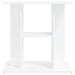 Aquarium Stand White 60x30x60 Cm Engineered Wood Nttpli