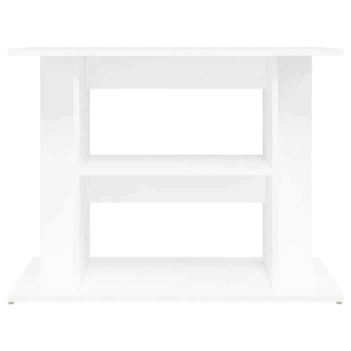Aquarium Stand White 80x35x60 Cm Engineered Wood Nttpip