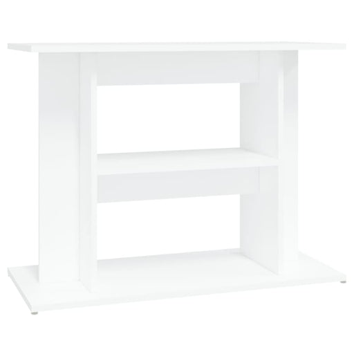 Aquarium Stand White 80x35x60 Cm Engineered Wood Nttpip