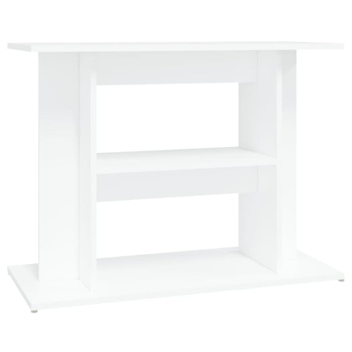Aquarium Stand White 80x35x60 Cm Engineered Wood Nttpip