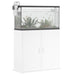 Aquarium Stand White 81x36x73 Cm Engineered Wood Nttlxt