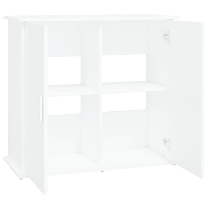 Aquarium Stand White 81x36x73 Cm Engineered Wood Nttlxt