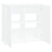 Aquarium Stand White 81x36x73 Cm Engineered Wood Nttlxt
