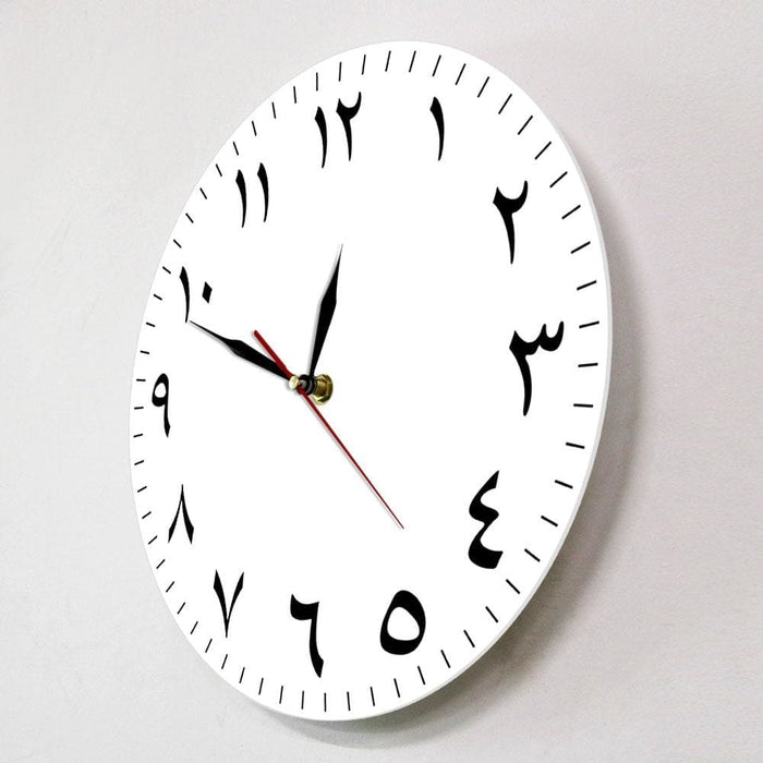 Arabic Numerals Silent Non-ticking Wall Clock Iranian