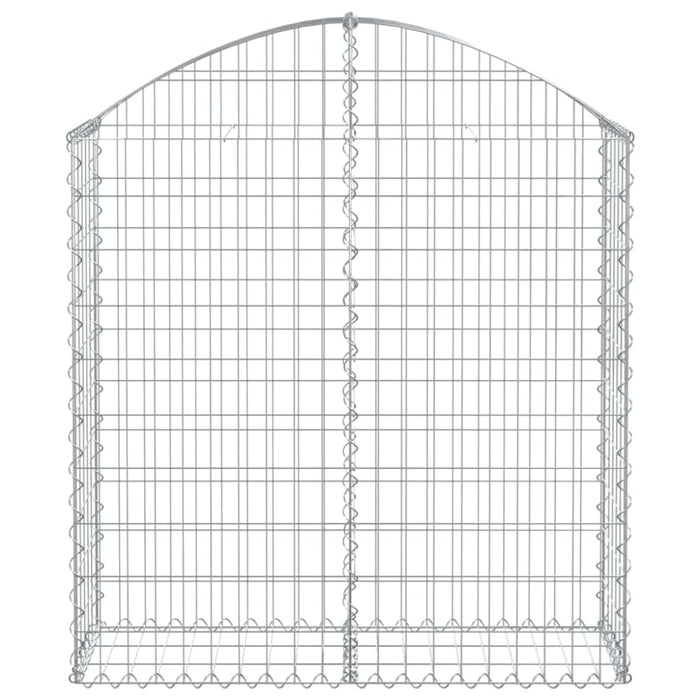 Arched Gabion Basket 100x30x100/120 Cm Galvanised Iron