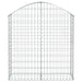 Arched Gabion Basket 100x30x100/120 Cm Galvanised Iron