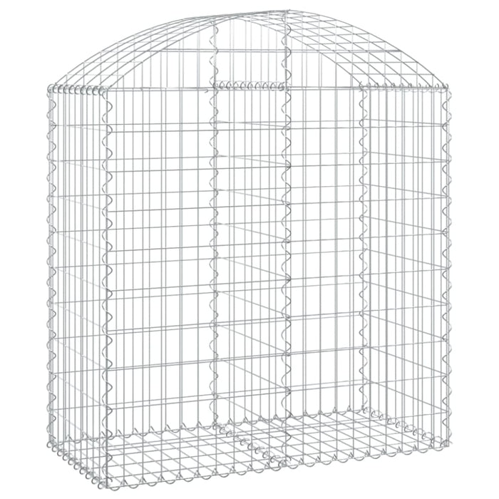 Arched Gabion Basket 100x50x100/120 Cm Galvanised Iron