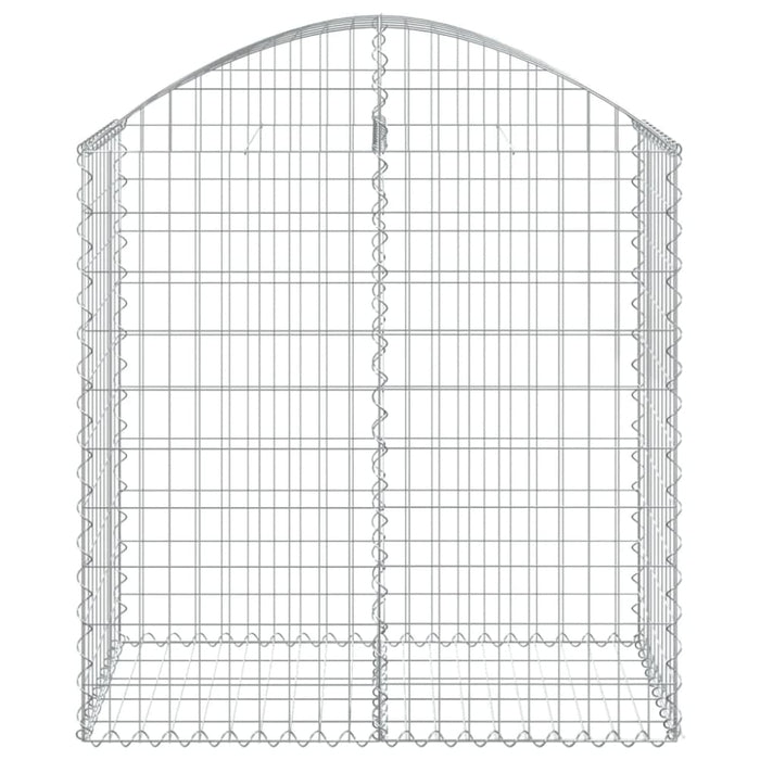 Arched Gabion Basket 100x50x100/120 Cm Galvanised Iron