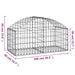 Arched Gabion Basket 100x50x40/60 Cm Galvanised Iron Optatx