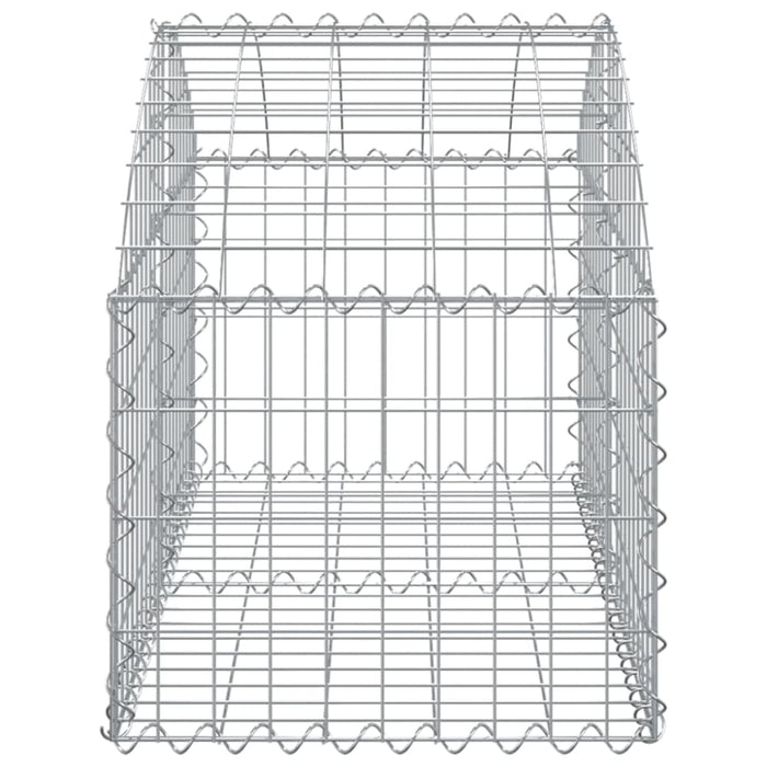 Arched Gabion Basket 100x50x40/60 Cm Galvanised Iron Optatx