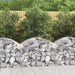 Arched Gabion Basket 100x50x60/80 Cm Galvanised Iron Optatt