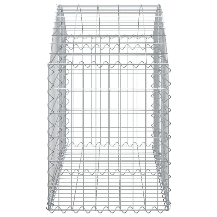 Arched Gabion Basket 100x50x60/80 Cm Galvanised Iron Optatt